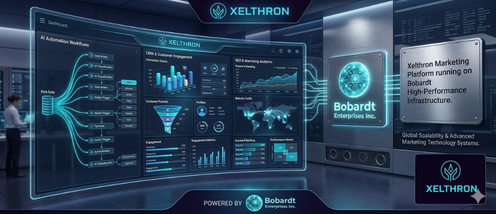 Xelthron AI Automation & Marketing Software — Powered by Bobardt Enterprises Inc.